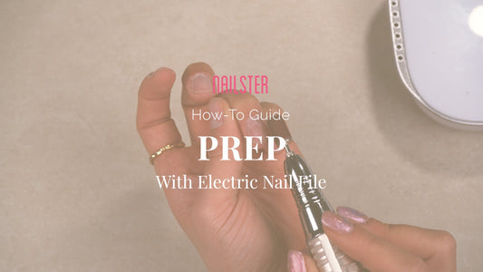Preparation (prep) of your natural nails with an Electric Nail File