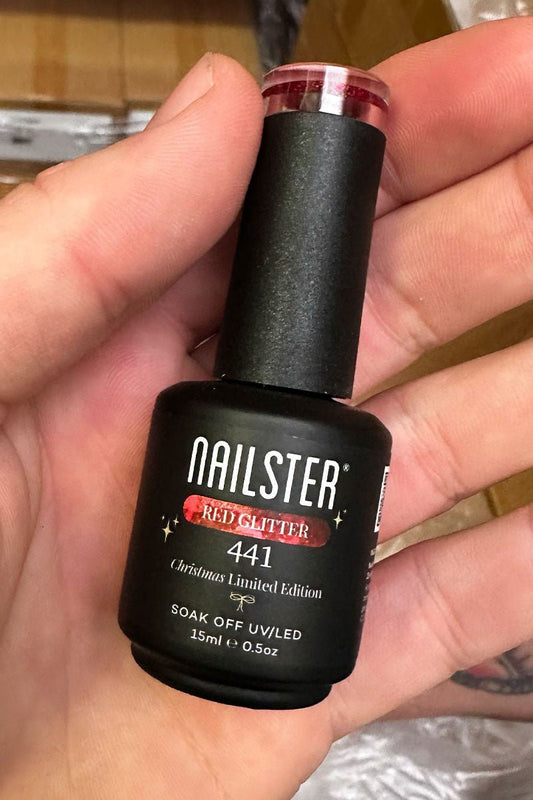Red Glitter · 441 - 2. Sortering | Nailster Denmark