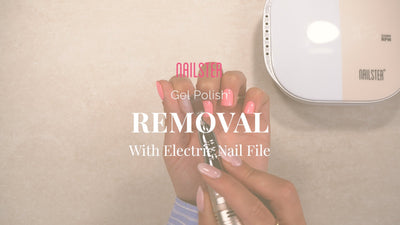 Removal of Gel Polish with an Electric Nail File