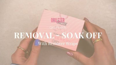 Removal of Gel Polish with Soak Off Remover Wraps