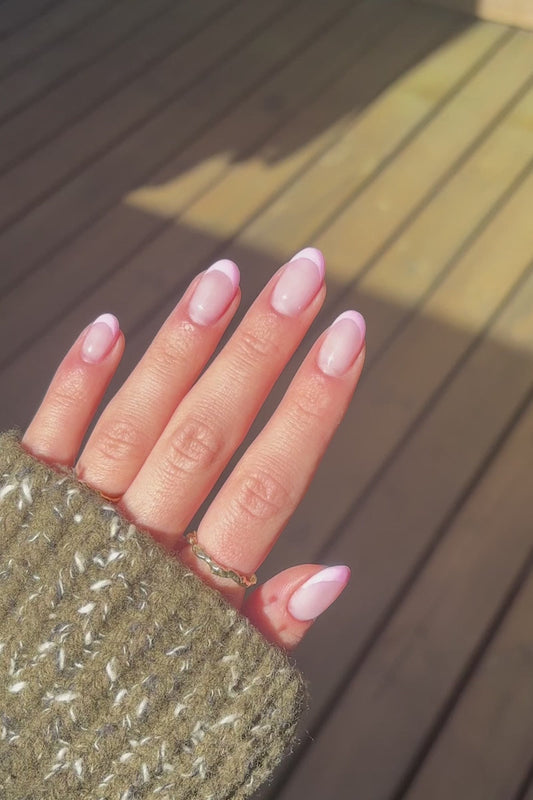Soft Pink French Look