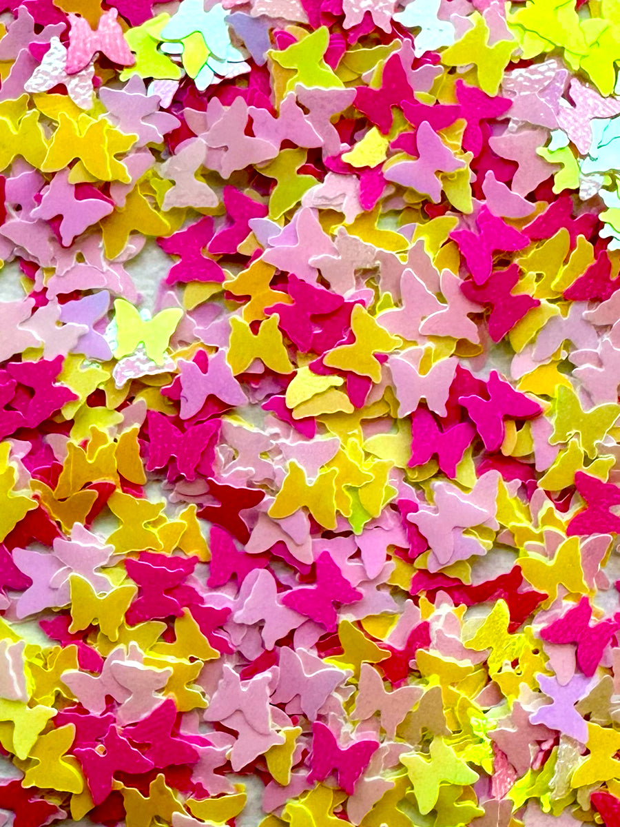 Glitter - Colorful Butterfly