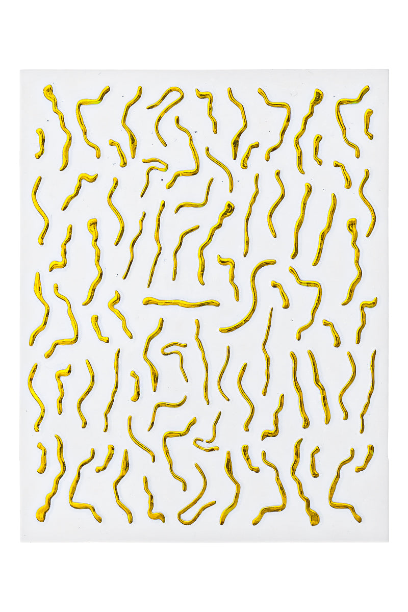 Golden lines - Sticker