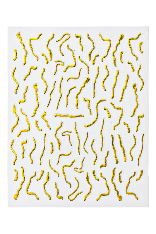 Golden lines - Sticker