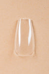 5 x Coffin/Ballerina Medium Clear Tips
