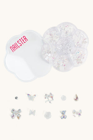 Nail Charms - Champagne Bows | Nailster Denmark