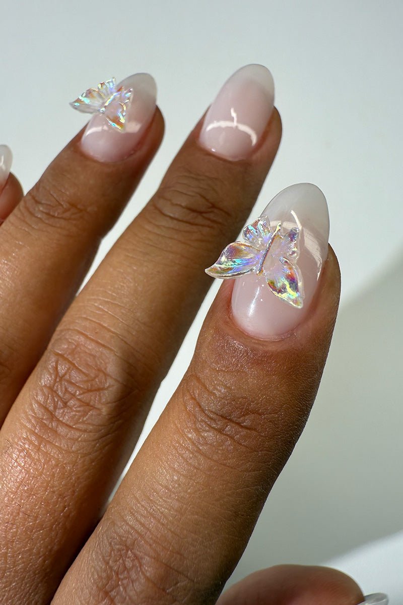 Nail Charms - Champagne Bows | Nailster Denmark