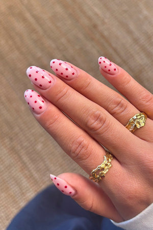 Pink Polka Look | Nailster Denmark