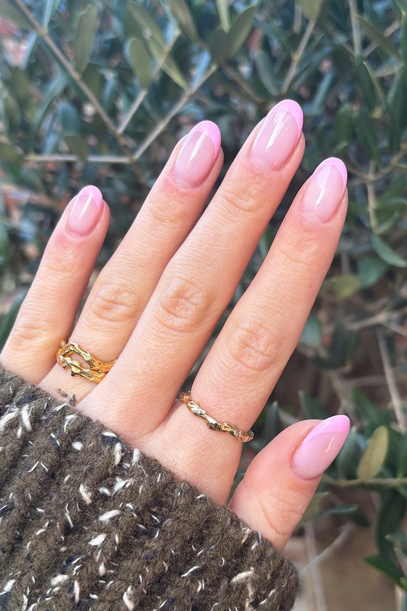 Soft Pink French Look