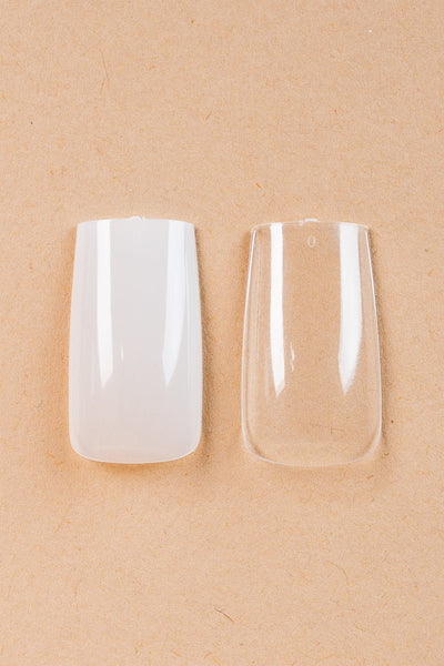 Square Medium Clear Tipper | Nailster Denmark