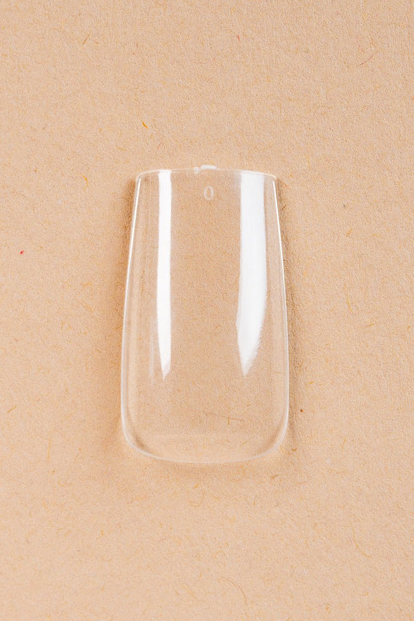 5 x Square Medium Clear Tipper