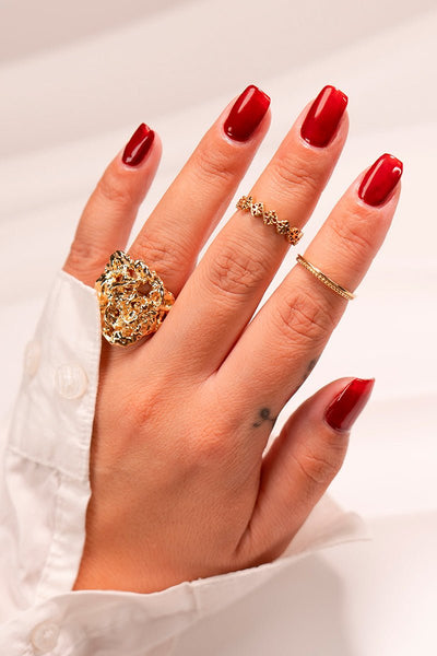 Transparent Red  · 442 - Hand