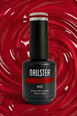 Transparent Red · 442 | Nailster Denmark
