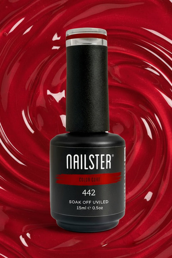 Transparent Red · 442 | Nailster Denmark